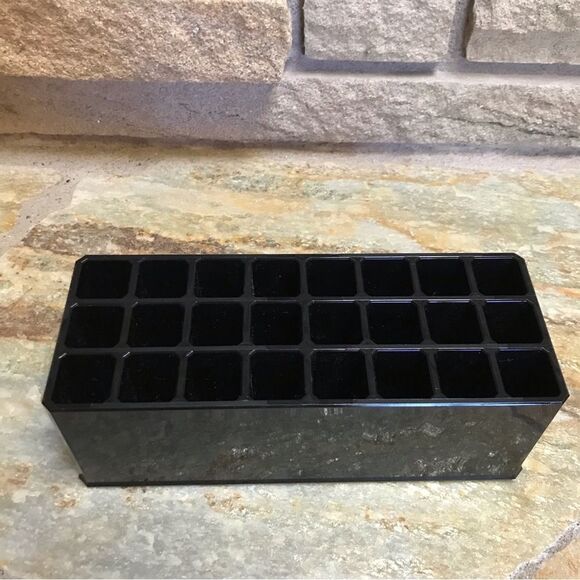Other - Acrylic Lipgloss Organizer Cosmetics 24 black NWT